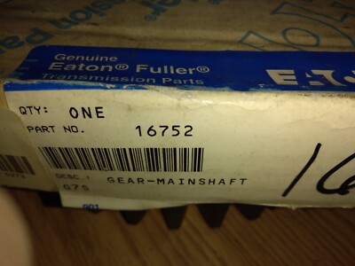 New OEM 16752 Gear for Eaton Fuller RT/RTO 12513 Trans 16752