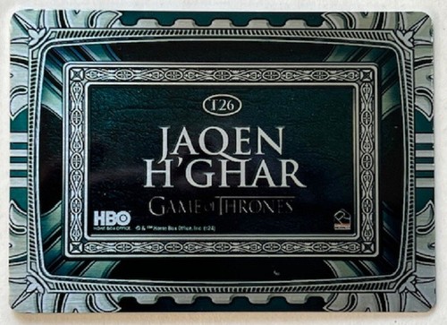 Game of Thrones Leggende del Regno Allora e Ora Progressioni Carta Metallo T26 - Foto 2 di 2