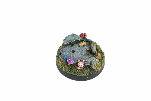 WWG Dark Woodland Toadstool Goblin Bases x 5 (25mm) - 28mm Fantasy Miniatures - Picture 4 of 7