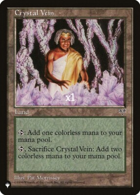 MTG The List PLST Crystal Vein MINT