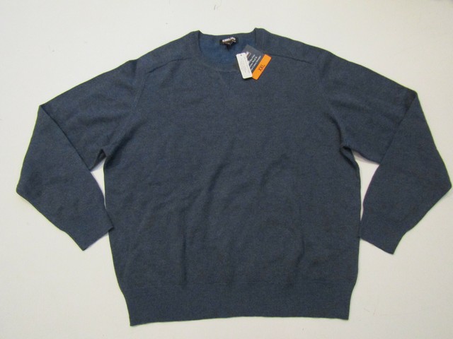 Merino Wool Pima Cotton Sweater Mens 