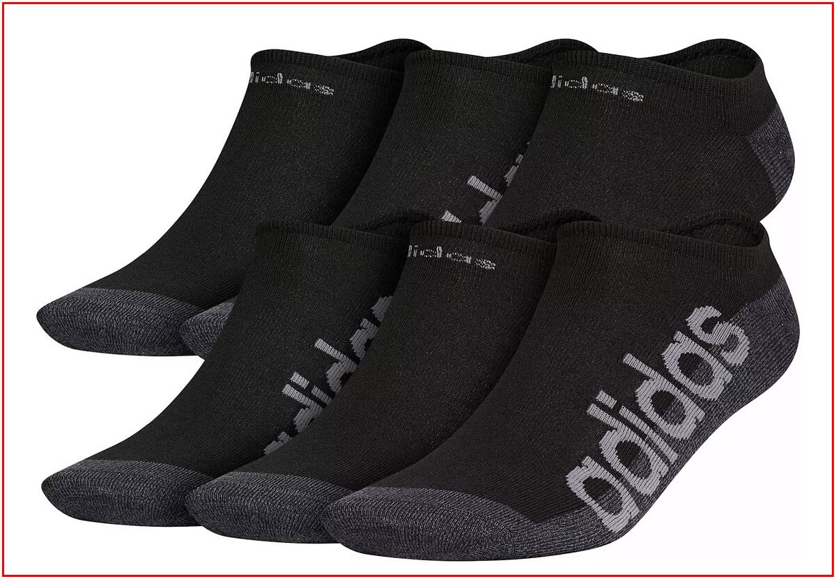 adidas men's superlite no show socks