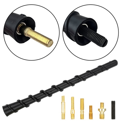 7" UniversalCar Antenna Spiral Mast AM/FM Radio Signal Roof Aerial SUVs Trucks - Picture 4 of 6