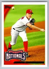 2010 Topps Base #348 - Jordan Zimmermann - Washington Nationals