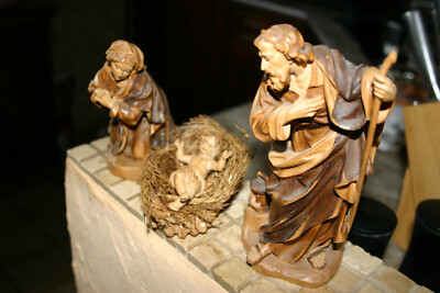 Krippenfiguren - Hl. Familie Maria Josef und Jesuskind aus der Serie 18cm Höhe