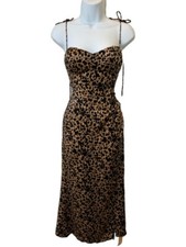 Reformation Marguerite Silk Dress in Blitz Size 2 - NWT