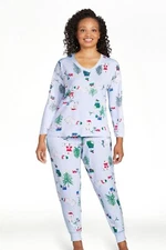 NEW! JOYSPUN 3X WOMEN'S PAJAMA SET POLAR BEARS SUPER SOFT
