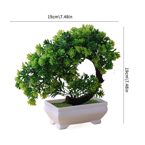 Artificial Home Simulation Pine Tree Potted Plant DIY Decorative Bonsai GXO Z1H1 - Picture 8 of 24