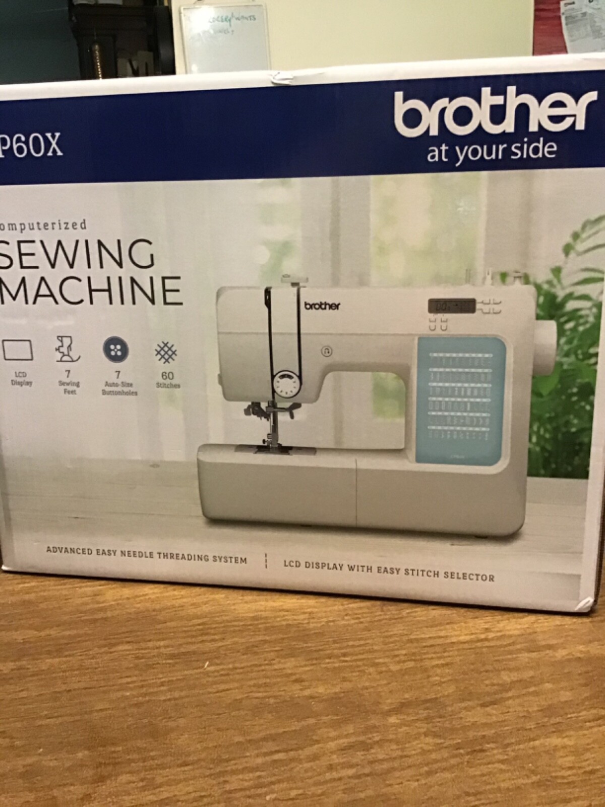 Brother CP60X Computerized Sewing Machine, 60 Builtin Stitches, LCD