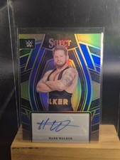 2024 Panini Select WWE Hank Walker #SL-HWLBlue Prizm Signatures Auto 7/49