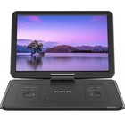Open Box! Boifun 17.5" Portable Dvd Player 15.6" Large Swivel Screen Sync Tv