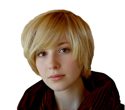 TLC Wig Pixie Blond Short Hair Wig Bob Lob Choppy New $169 Fairycore Cottagecore