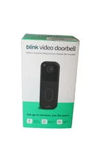 Blink Video Doorbell Two-Way Audio Battery-Powered Black