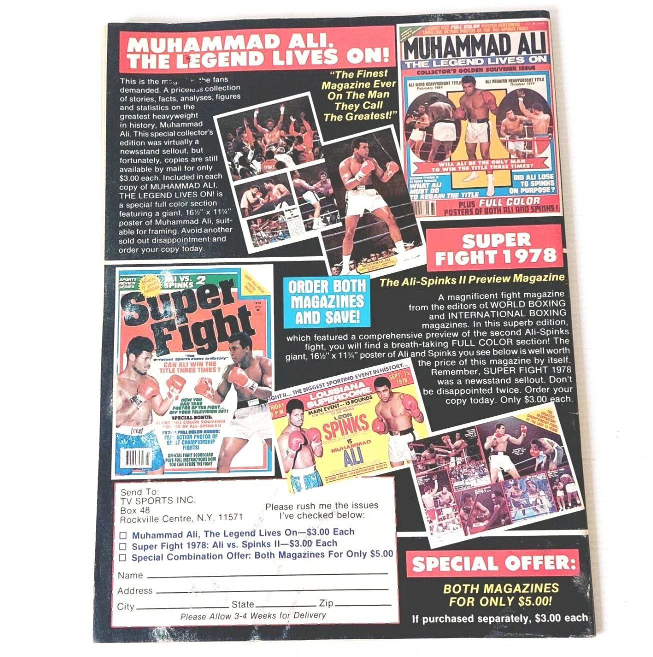 Big Book of Boxing November 1980 ROBERTO DURAN SUGAR RAY LEONARD Cover - 画像2/12