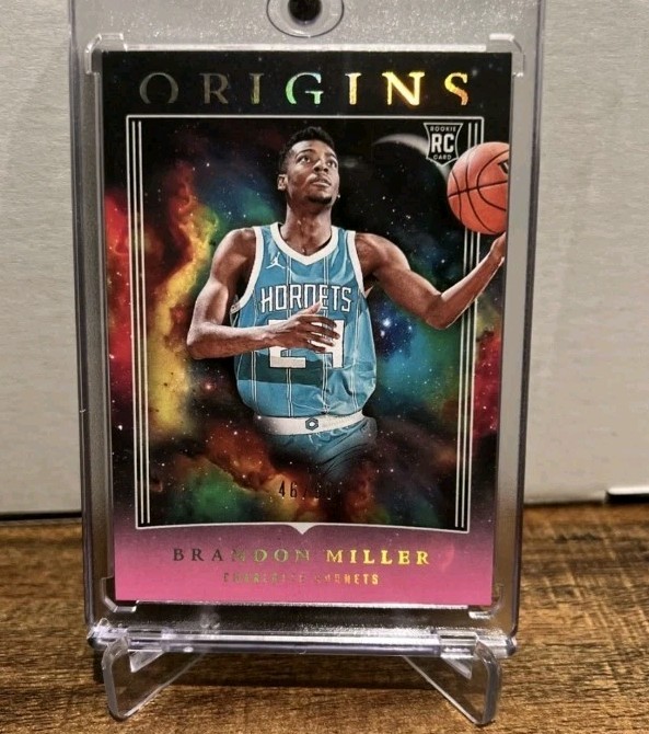 2023-24 Panini Origins Hornets Brandon Miller #89 Pink Rookie RC /60