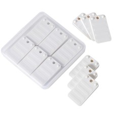12 Pack Toilet Leveling Shims Multipurpose Plastic Shims for Toilet Shims Doors