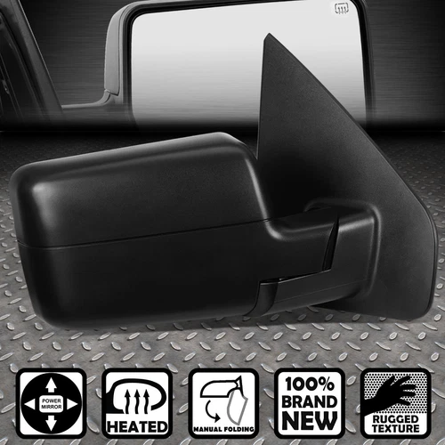 FOR 04-14 FORD F150 POWER+HEATED REAR REPLACEMENT TOWING MIRROR RIGHT/PASSENGER