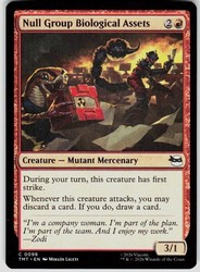 Null Group Biological Assets #98 Teenage Mutant Ninja Turtles MTG Common