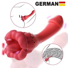 Saugen Vibrator Lecken Zunge Clit G-Punkt Stimulate Dildo Sexspielzeug Für Fraun