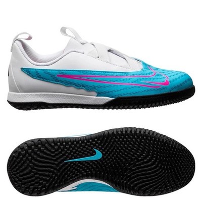 NIKE PHANTOM GX ACADEMY IC BLAST - BALTIC BLAU/PINK/WEISS [DD9555-446] Gr. 36,5