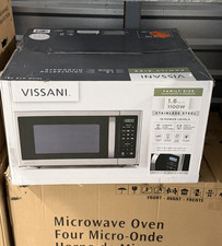 Vissani Arbeitsplatte Mikrowelle 1,6 Kubikfuß 1100 W Edelstahl 1006412732