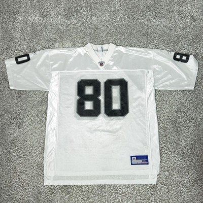 Oakland Raiders Jersey Mens XL White NFL Football Reebok Jerry
