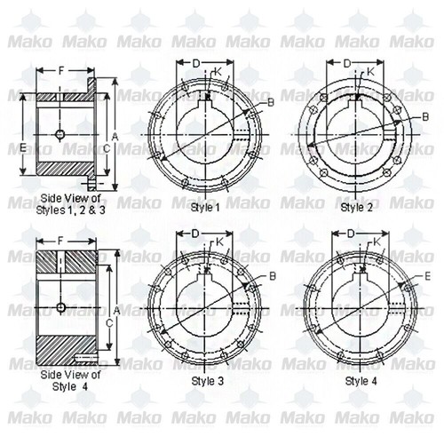 Brida complementaria circular eje de transmisión Spicer serie 1350 3-1-1013-3 hecha en EE. UU. - Imagen 4 de 4
