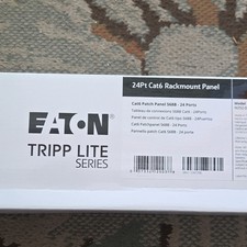 Eaton Tripp Lite Series N252-024 24-Port Cat6 Patch Panel 1U 19in Rackmount