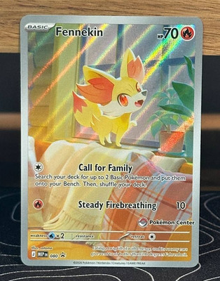 Fennekin - 080 (Pokemon Center Exclusive) 080 Me: Mega Evolution Promo Holo