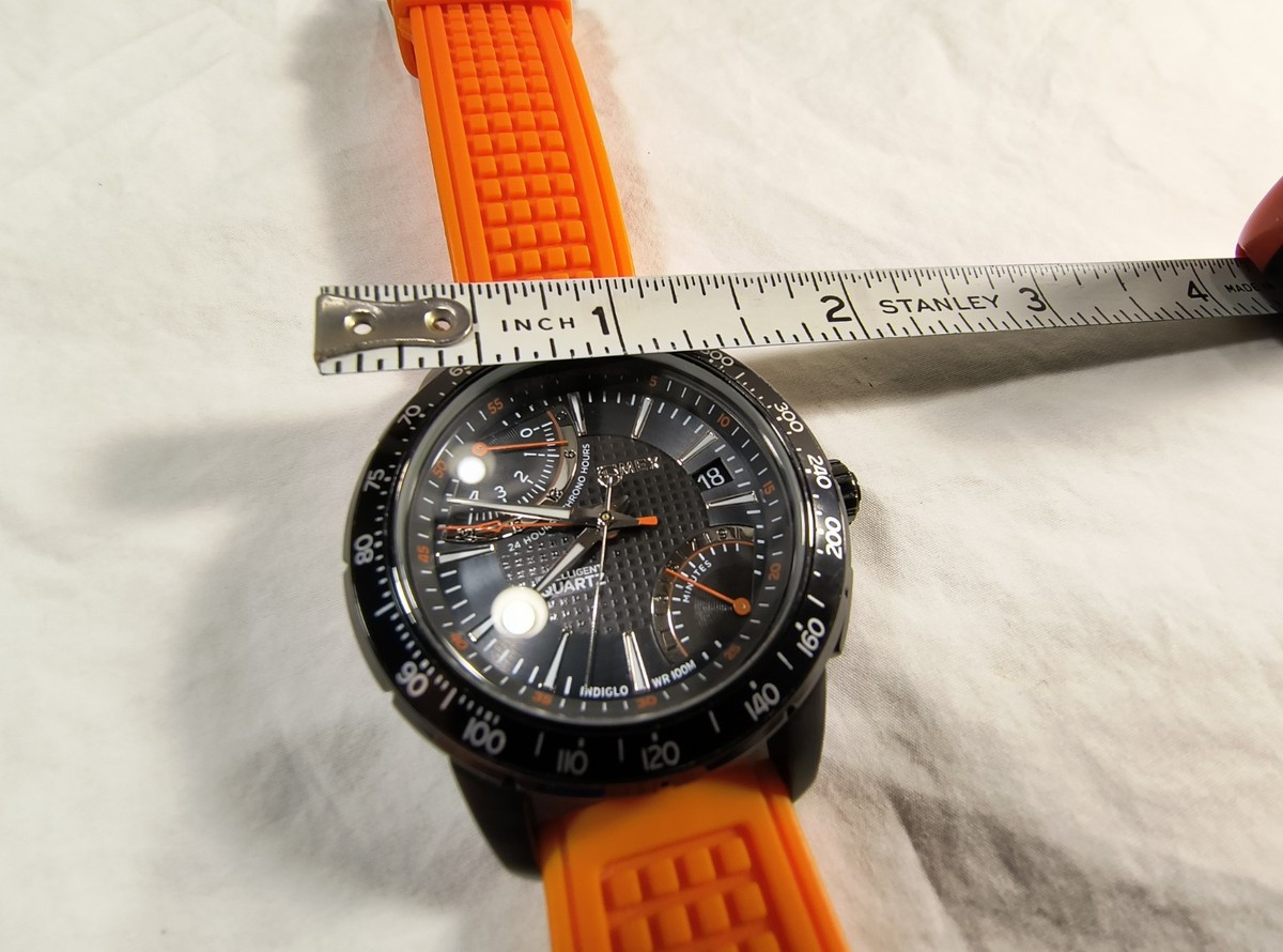 Timex 1854 Intelligent Quartz Watch T2N707 Tachometer Chronograph