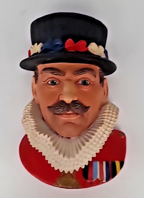 The Beefeater Legend Products Chalkware Wall Hanging 1982