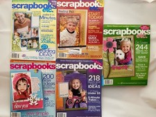 5-SCRAPBOOKS ETC MAGAZINE LOT From 2005, 2006 And 2007