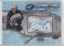 2018-19 Upper Deck Ice Signature Swatches 45/150 Jacob Trouba #SW-JT Auto 07qr