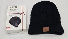 Bluetooth Wireless Music Black Hat Beanie Knit Mens/Woman's Winter Outdoor Activ