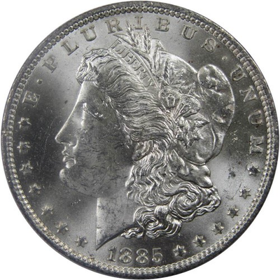 #ad 1885 O Morgan Dollar BU Uncirculated Mint State 90% Silver $1 US Coin $129.99