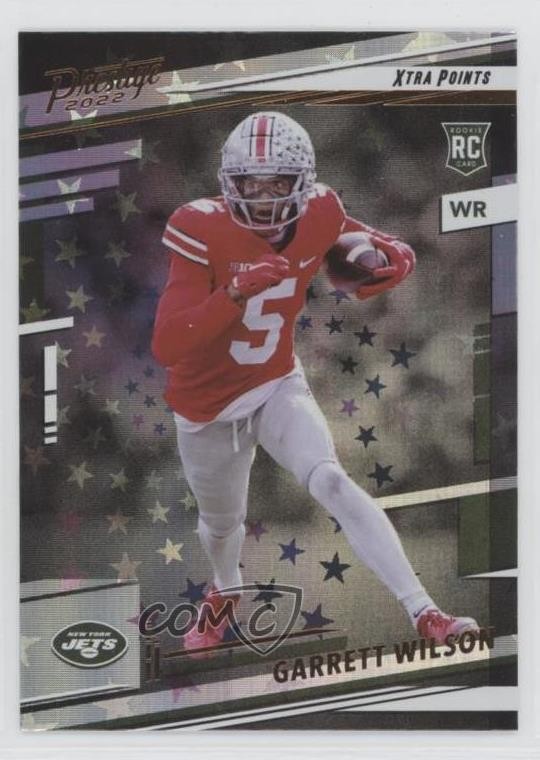 2022 Panini Prestige Rookies Xtra Points Astral Garrett Wilson #308 sc8