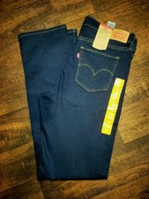 Levi's 314 Shaping Straight Women  s Size 12 Dark Wash Mid Rise Stretch Jeans.