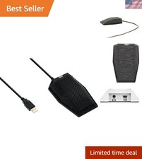 High-Quality AC-404 USB Boundary Mic: Perfect for Zoom and Online Meetings