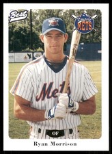 1996 Best Pittsfield Mets RYAN MORRISON RC METS SYRACUSE NY