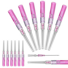20G IV Catheter Piercing Needles - 6Pcs Piecring Needles Catheter Hollow Needles