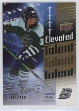 2024-25 Upper Deck PWHL Elevated Talent Gold 95/299 Loren Gabel #ET-18 h1x