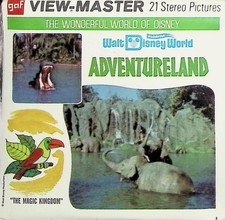 Walt Disney World Adventureland 3d View-Master 3 Reel Packet NEW SEALED