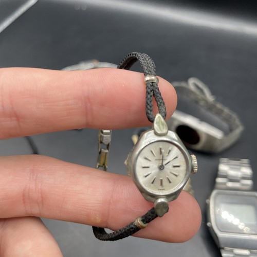 Vintage Watches Bundle As Is For Parts - Mens + Ladies - Seiko, Gruen, Elgin - Picture 4 of 10