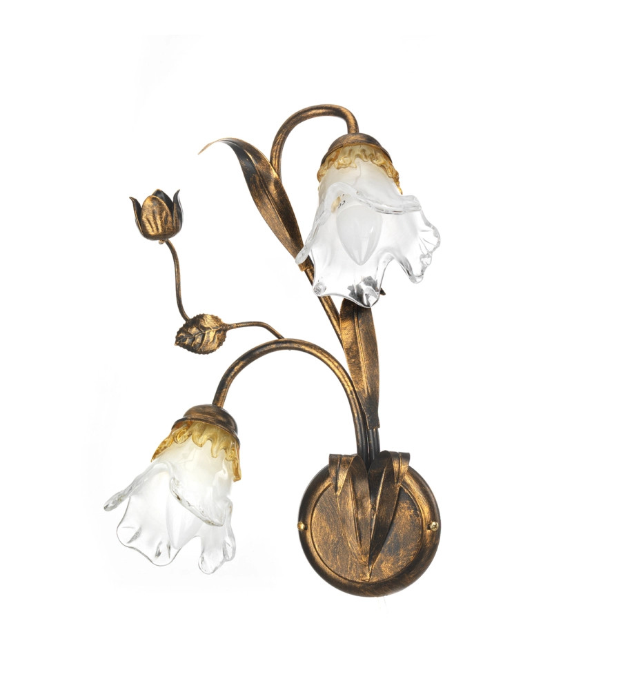 Scheda Tecnica Applique Arianna Bronzo 2xE14 | Illuminazione di Qualità