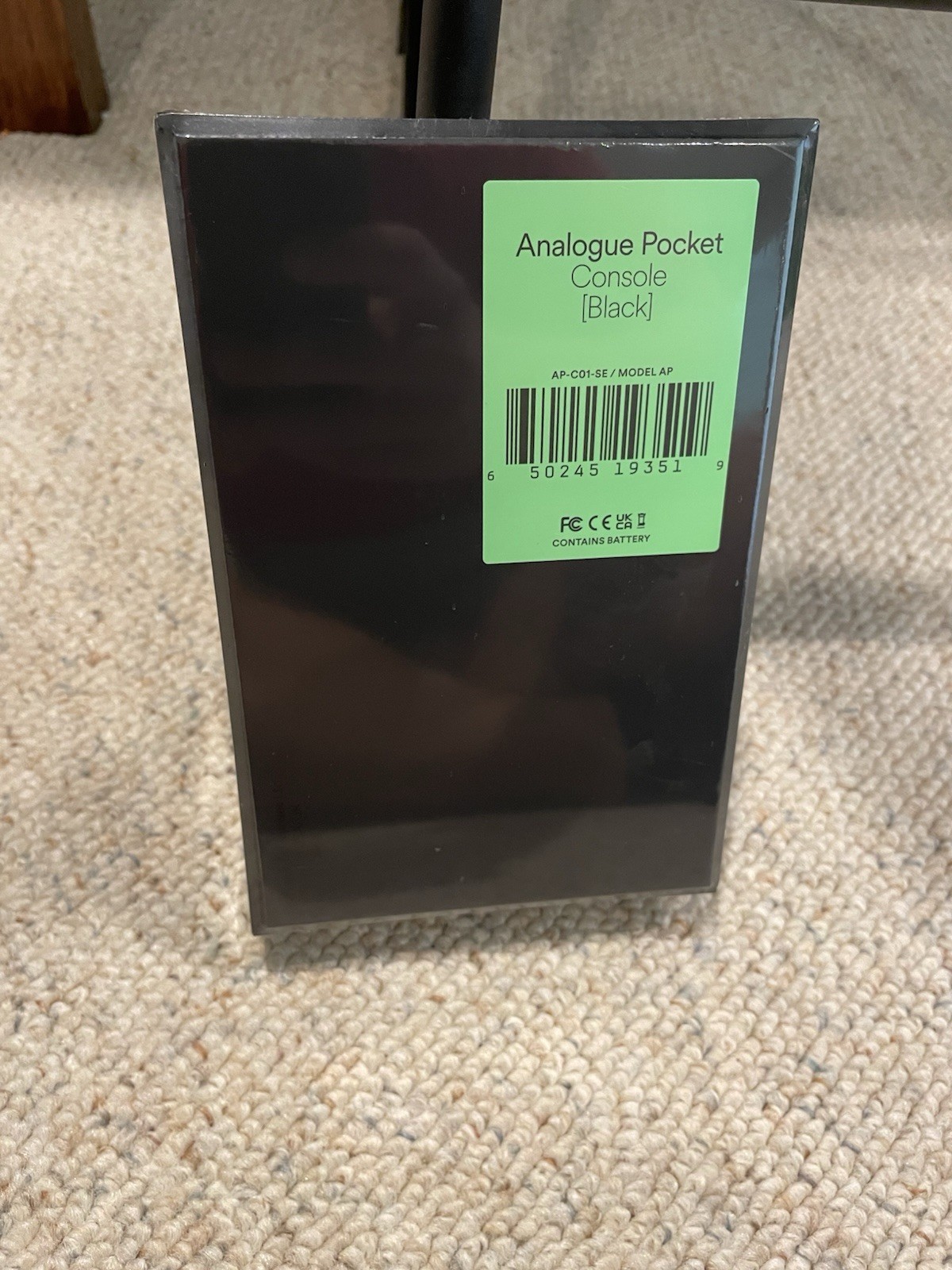 Brand new factory sealed Analogue Pocket Handheld System - Black