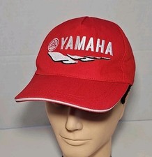 Yamaha Vintage Racing Hat Red Rare Sport Snap Back Cap Hat