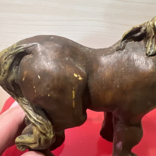 Vintage Elmer Horse Figurine Standing Unmarked Unbranded  4” - Picture 12 of 13