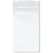 Plymor 4" x 7", 4 Mil Heavy Duty Zipper Reclosable Plastic Bags