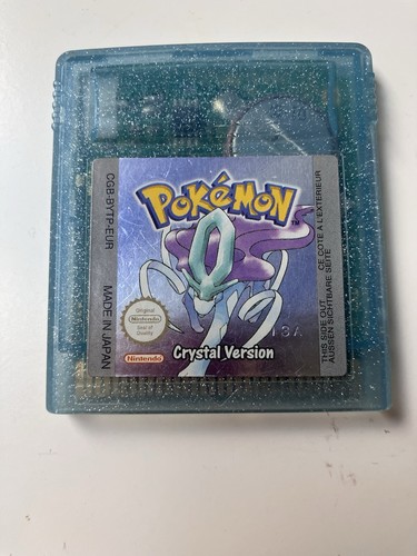 Pokemon Window Color Authentic Pokemon Crystal Version Game Boy Color GBC EUR Genuine Tested ...