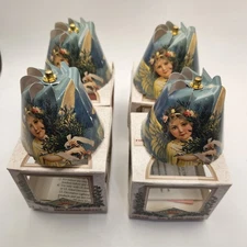 VNTG Spin Shades Revolving Lamp Shade Angel Lot of 4 Replacement Shades NO ACCES